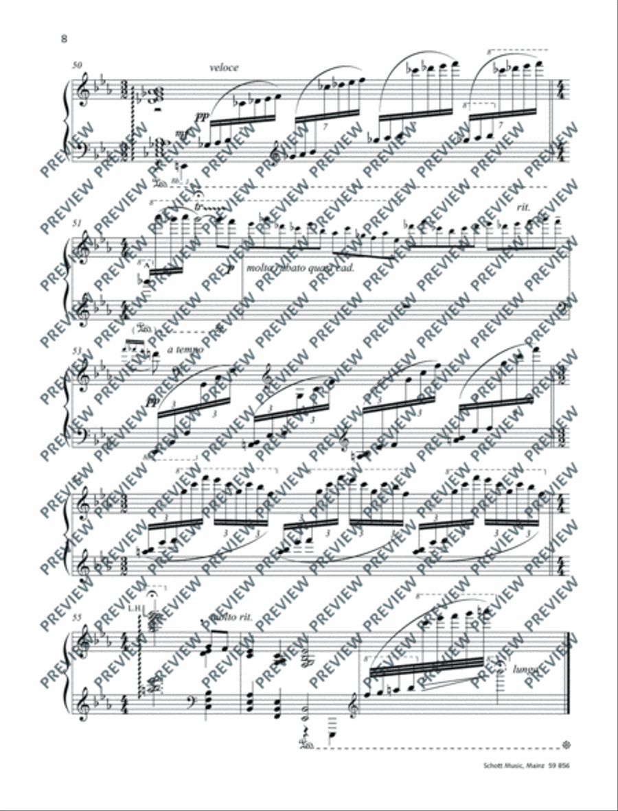 Suzhou Gardens Piano Solo scores gallery preview page 9