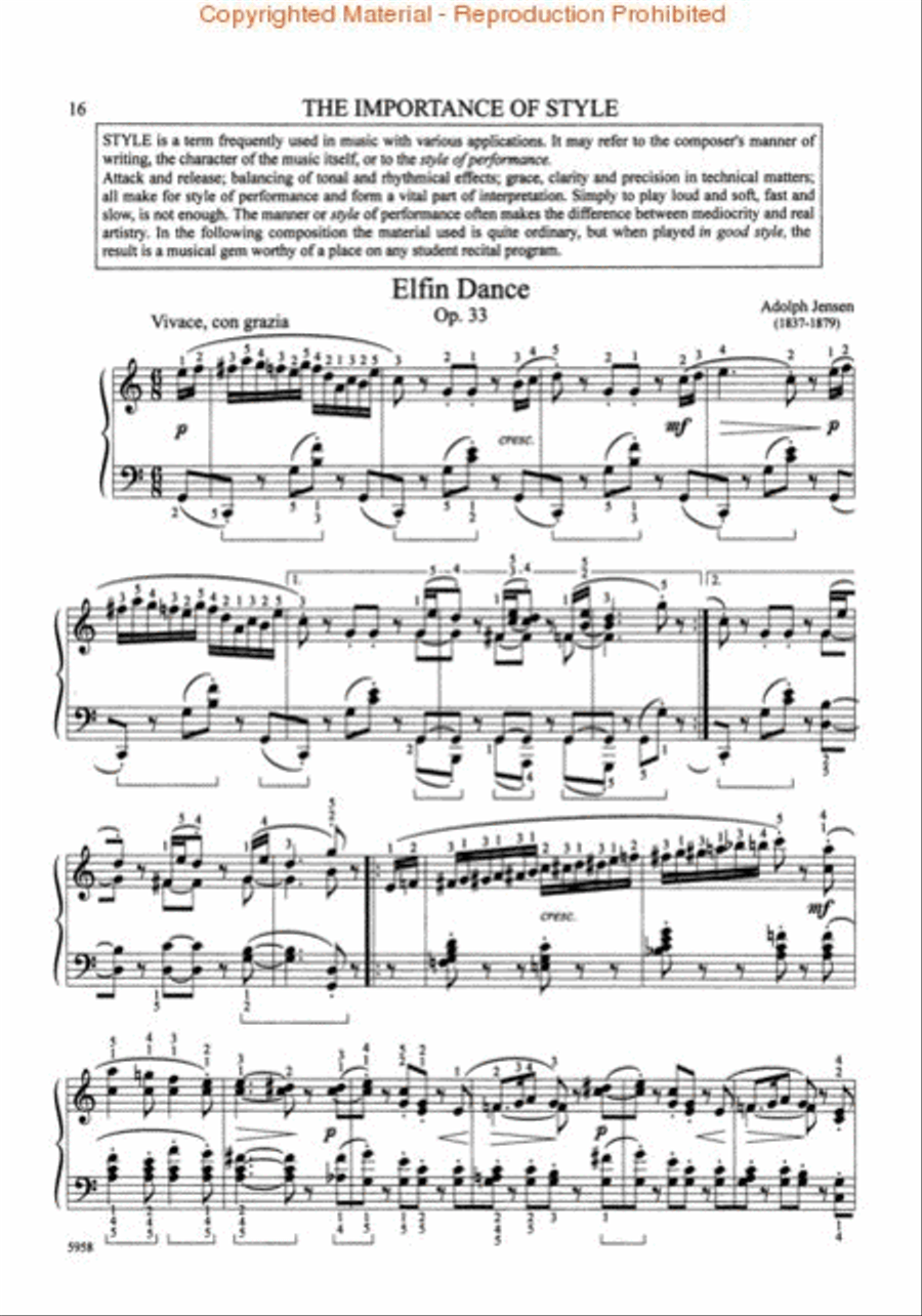 John Thompson's Modern Course for the Piano - The Fourth Grade Book Piano Method scores gallery preview page 3