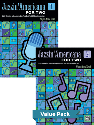 Book cover for Jazzin' Americana for Two Books 1-2 (Value Pack)
