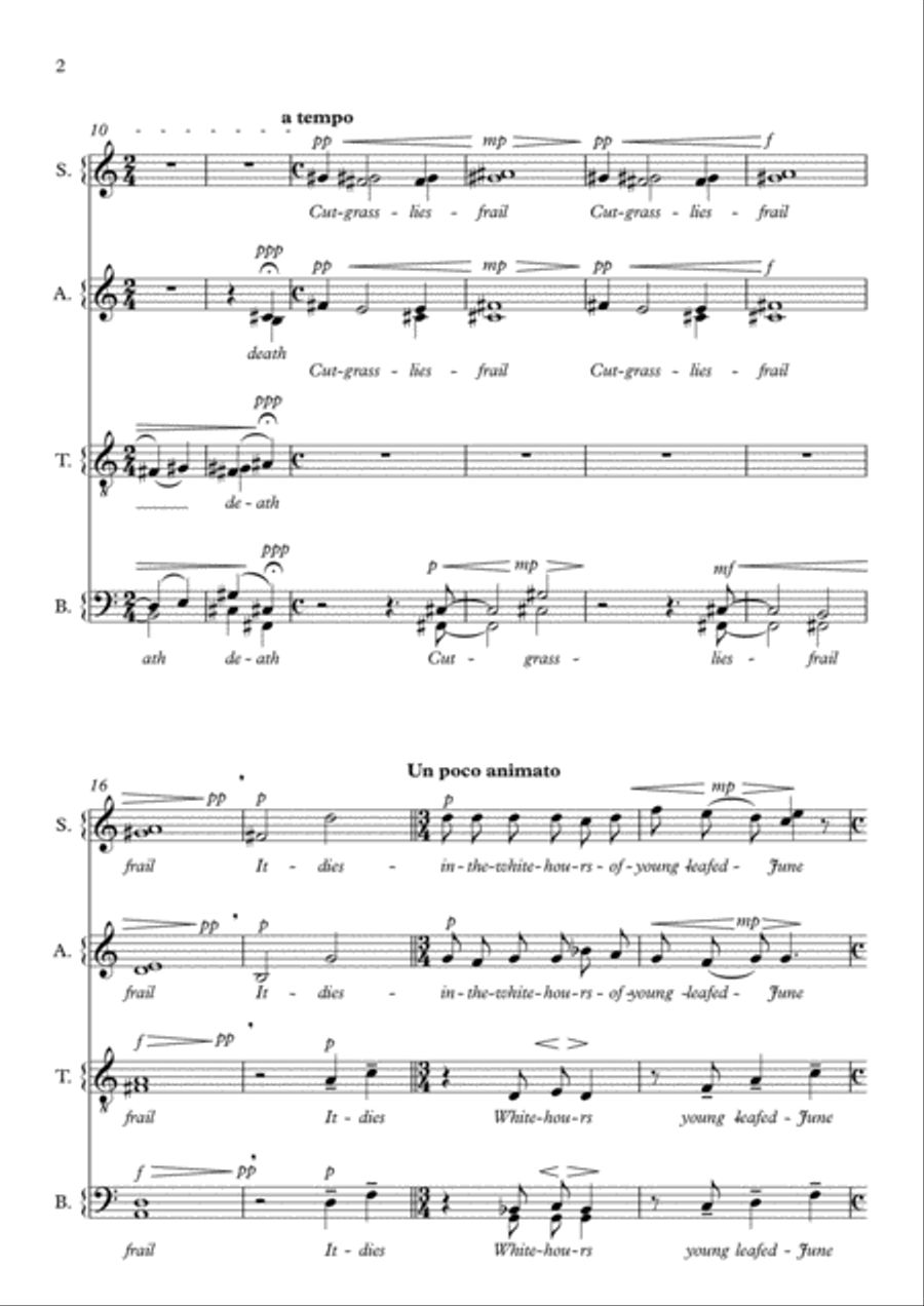 Cut Grass Cut Grass 4-Part scores gallery preview page 2