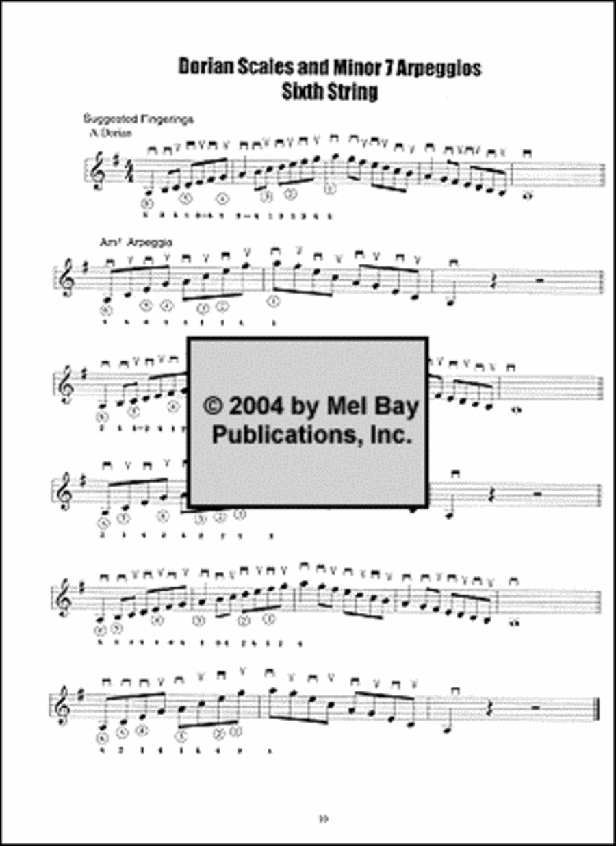 Scale & Arpeggio Studies for Guitar with Linear Examples Classical Guitar scores gallery preview page 2