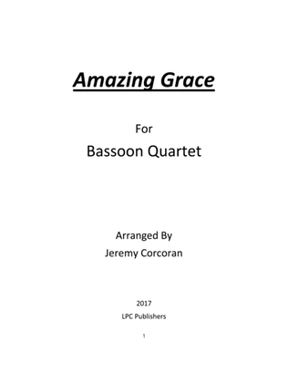 Book cover for Amazing Grace for Bassoon Quartet