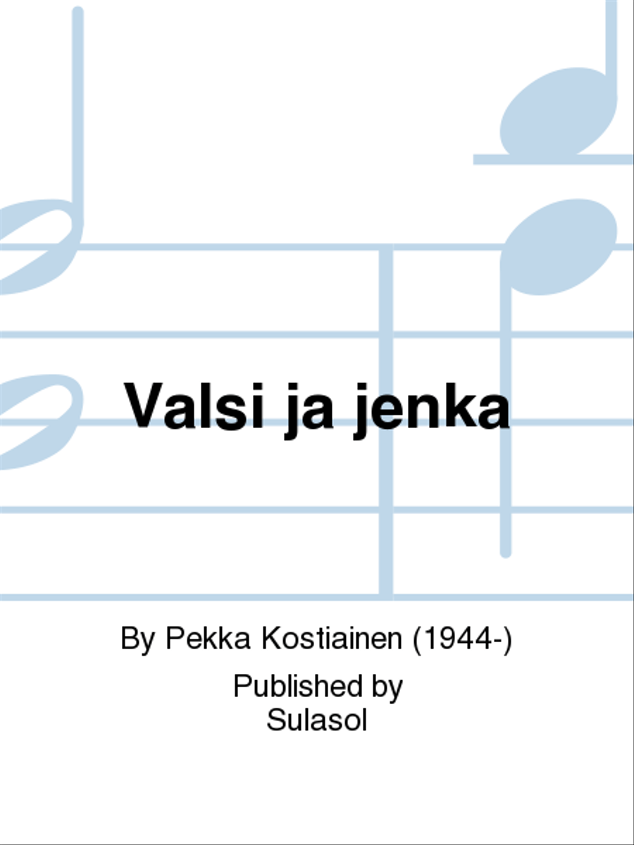 Valsi ja jenka Valsi ja jenka Clarinet scores gallery preview page 1