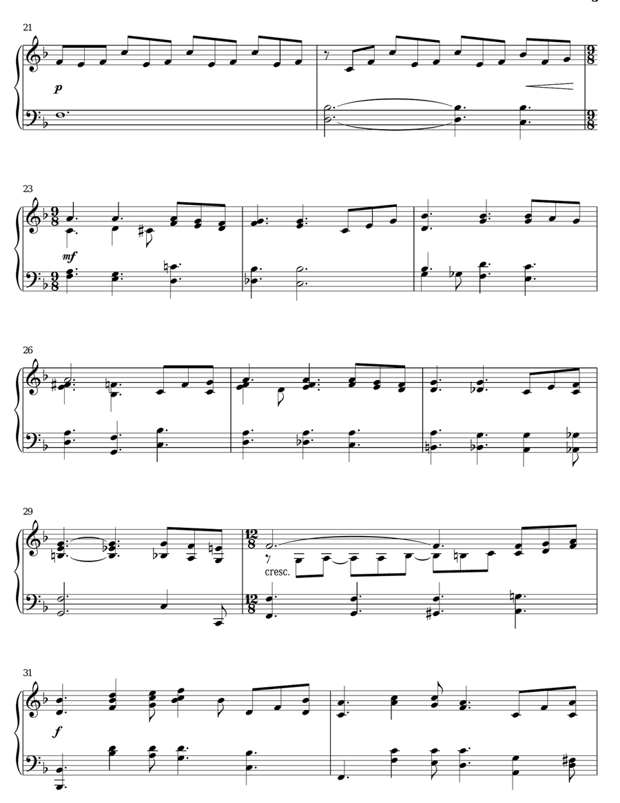 I Will Sing Of My Redeemer Piano Solo scores gallery preview page 3