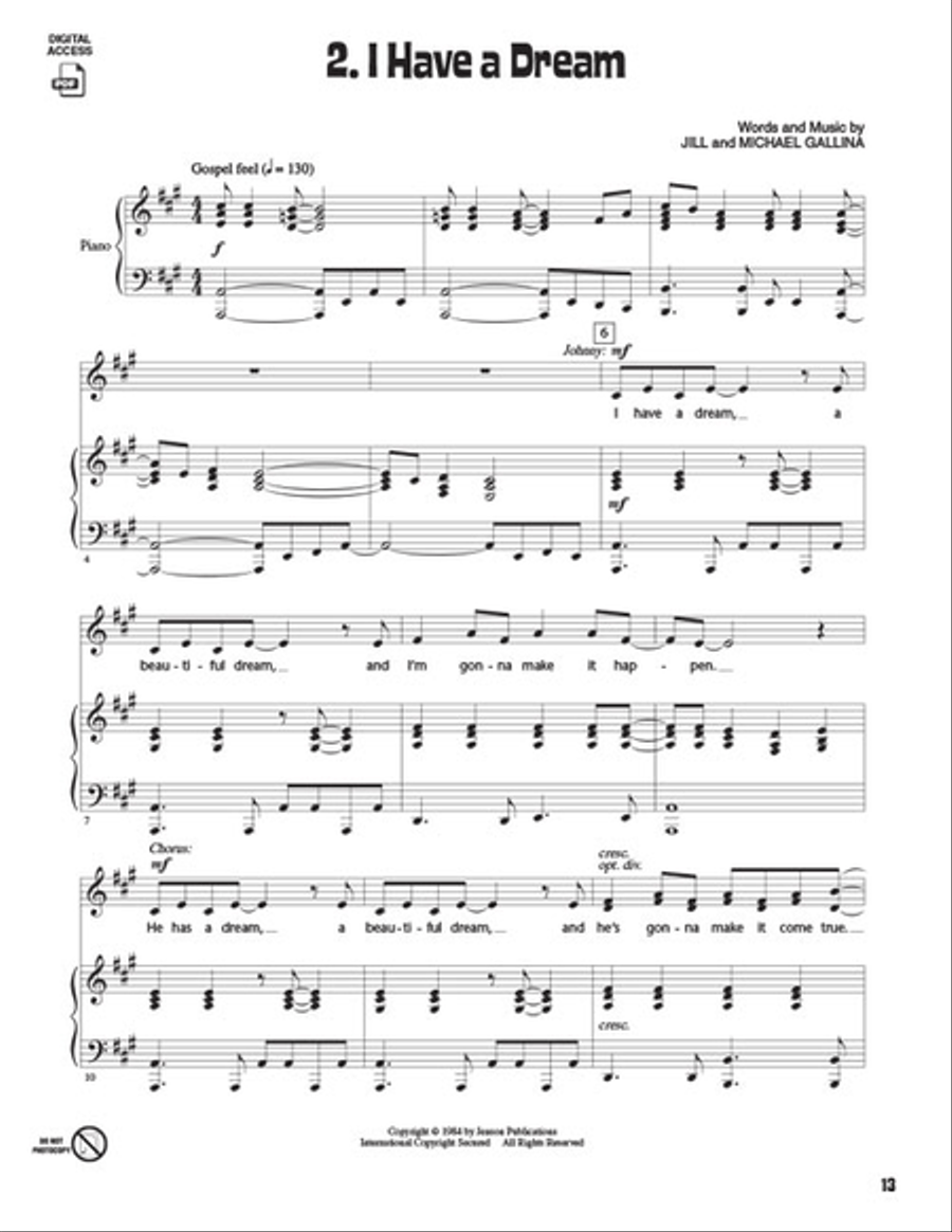 Johnny Appleseed Johnny Appleseed Choir scores gallery preview page 4