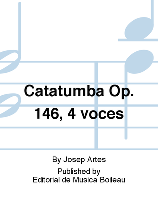 Catatumba Op. 146, 4 voces