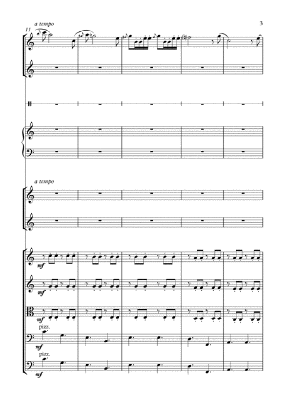Julie the Cat Large Ensemble scores gallery preview page 3