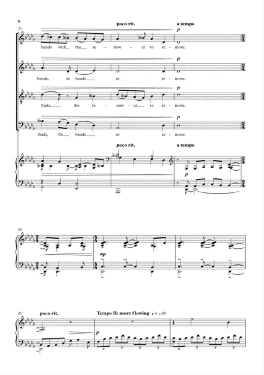 The Marriage of True Minds 4-Part scores gallery preview page 4