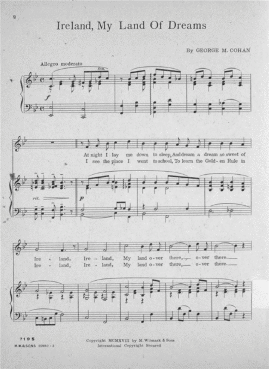 Ireland, My Land of Dreams Voice scores gallery preview page 2