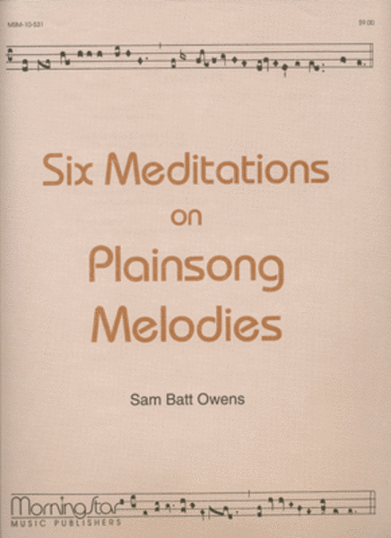 Six Meditations on Plainsong Melodies image number null