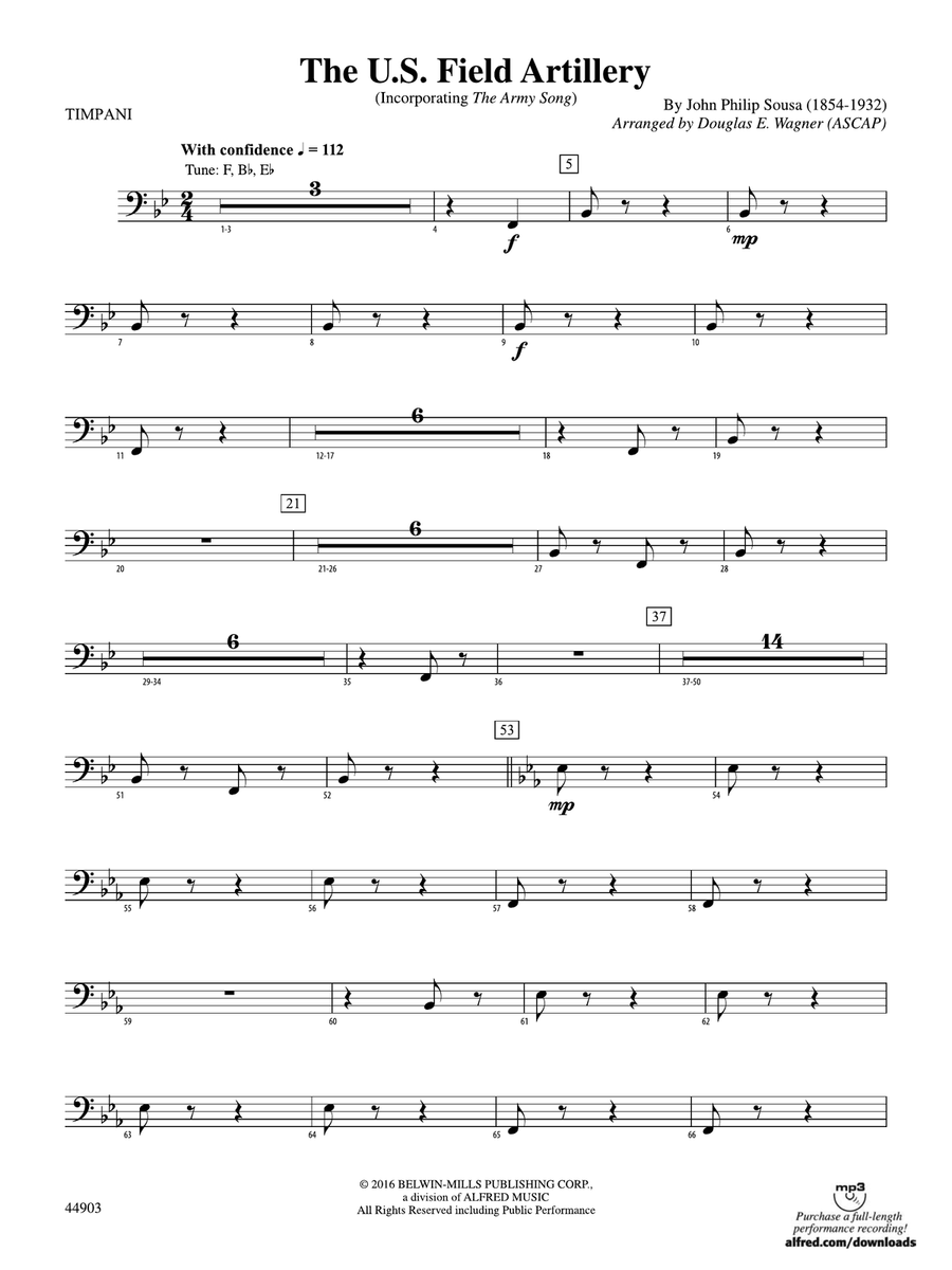 The U.S. Field Artillery: Timpani