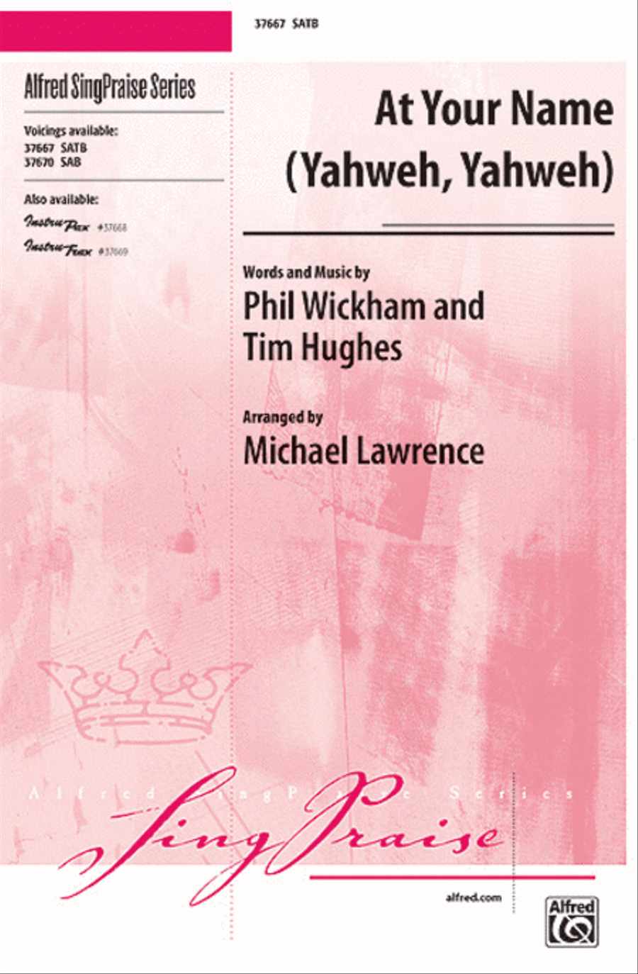 At Your Name (Yahweh, Yahweh) 4-Part scores gallery preview page 1