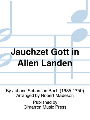 Book cover for Jauchzet Gott In Allen Landen