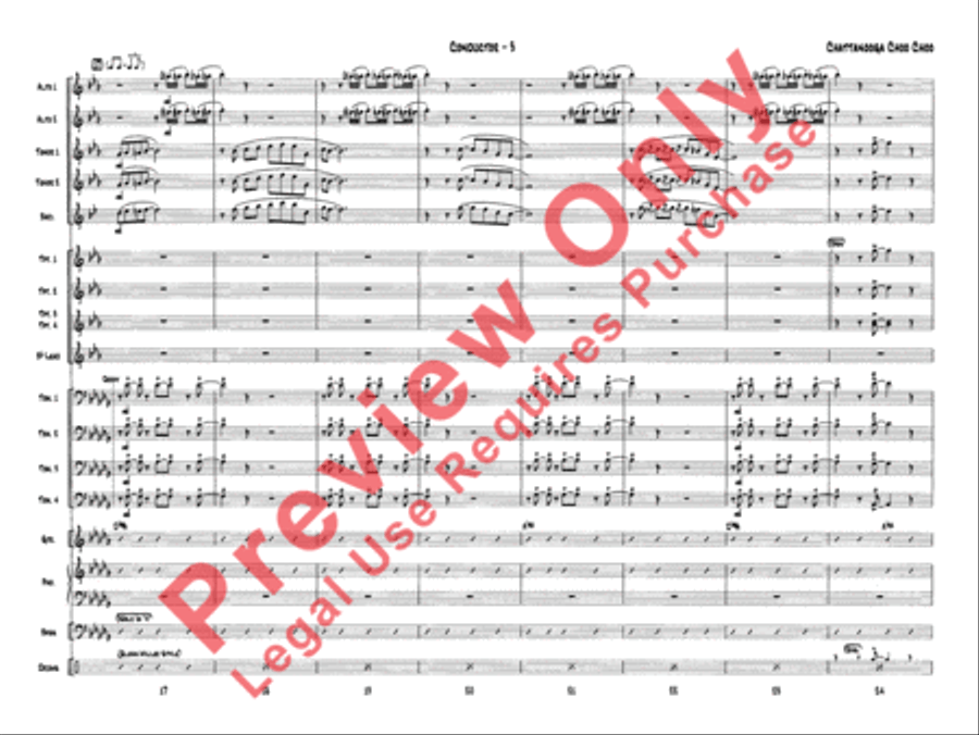 Chattanooga Choo Choo Chattanooga Choo Choo Jazz Ensemble scores gallery preview page 5