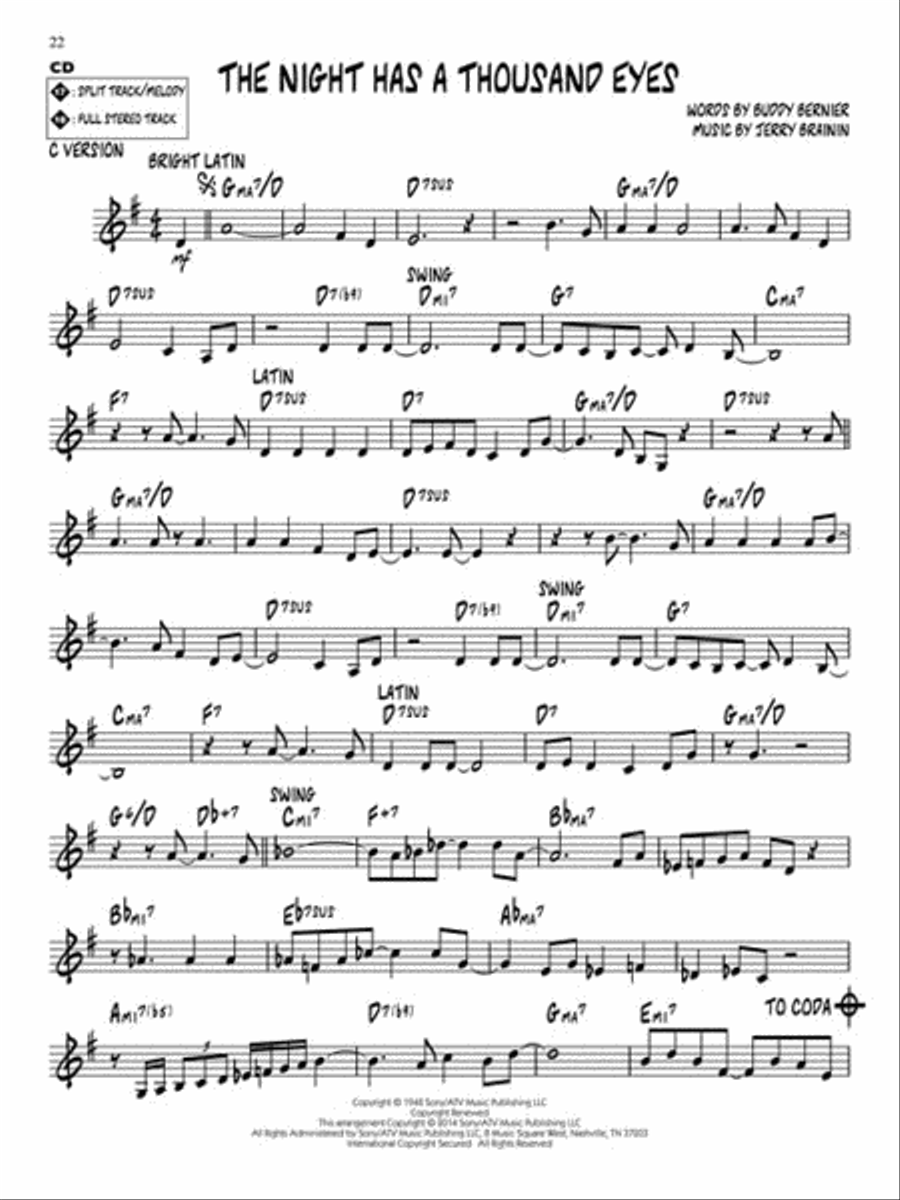 John Coltrane Standards C Instrument scores gallery preview page 5