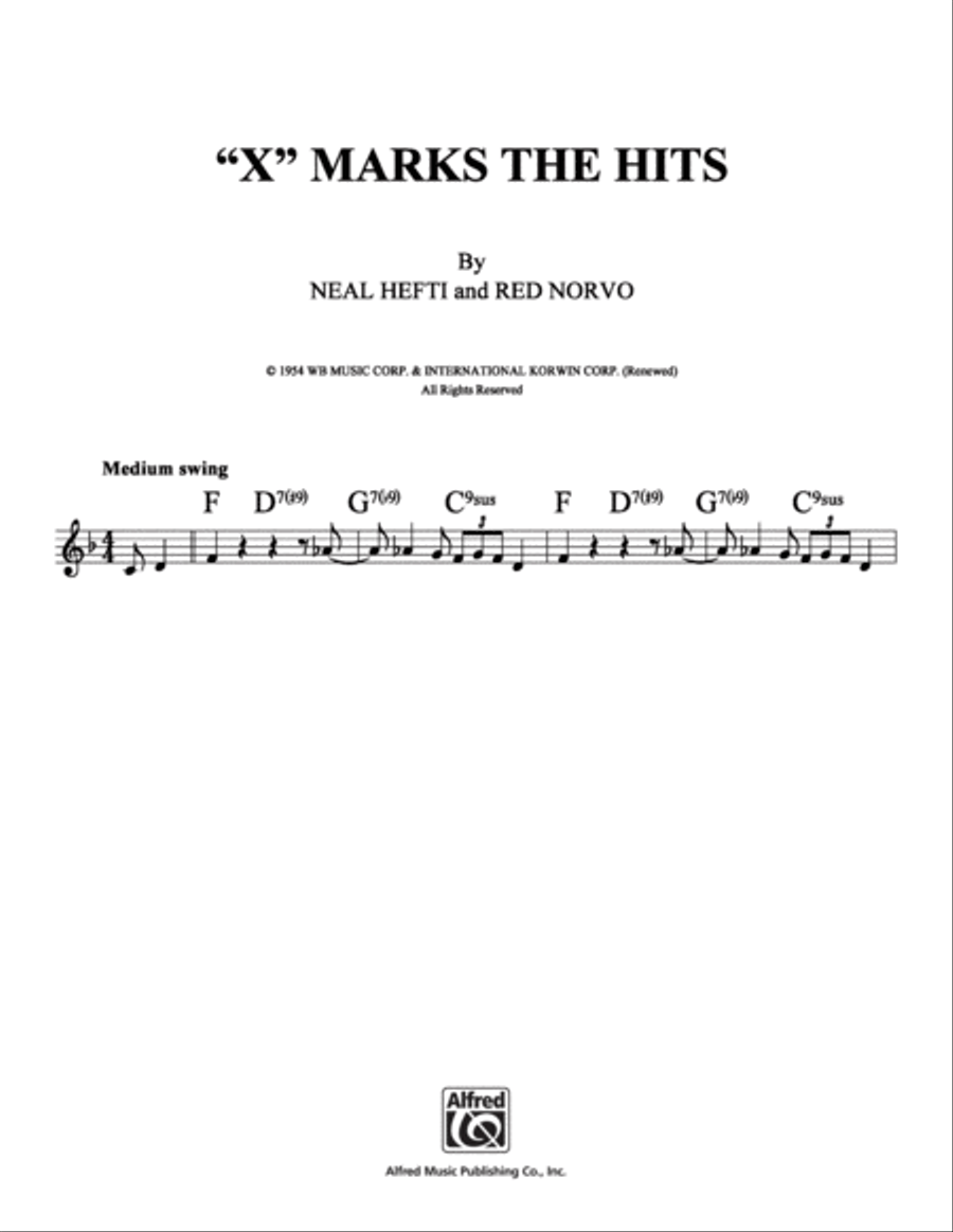 X Marks the Hits School and Community scores gallery preview page 1
