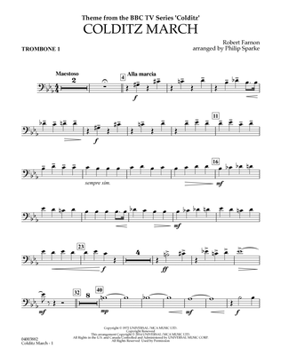 Colditz March (arr. Philip Sparke) - Trombone 1