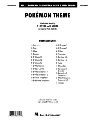 Book cover for Pokemon Theme - Conductor Score (Full Score)