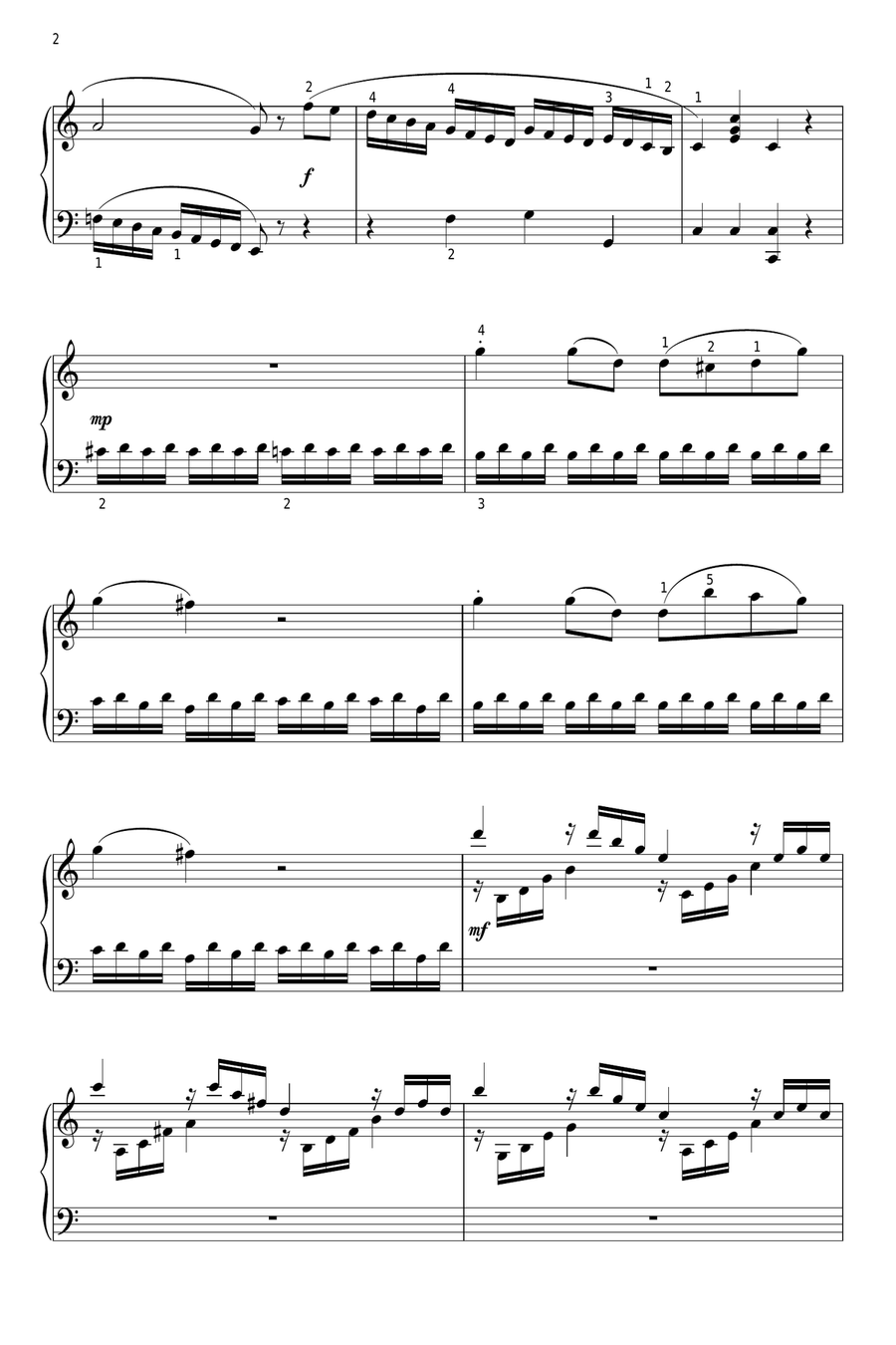 All Creatures Of Our God And King [Classical version] (arr. Phillip Keveren) Piano Solo scores gallery preview page 2
