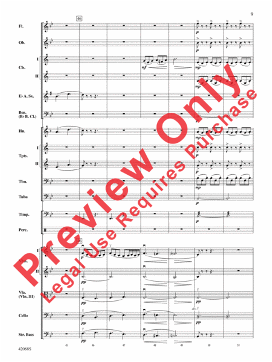 Peer Gynt Suite Selections Full Orchestra scores gallery preview page 10
