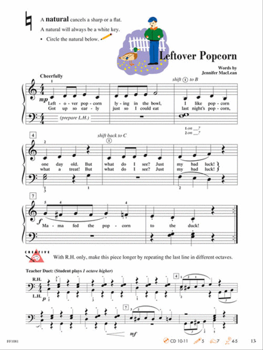 Level 2A – Lesson Book – 2nd Edition Piano Method scores gallery preview page 4