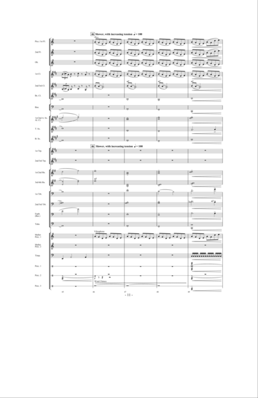 In Pursuit of Troy Concert Band scores gallery preview page 9