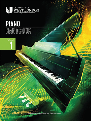 Book cover for LCM Piano Handbook 2021-2024: Grade 1
