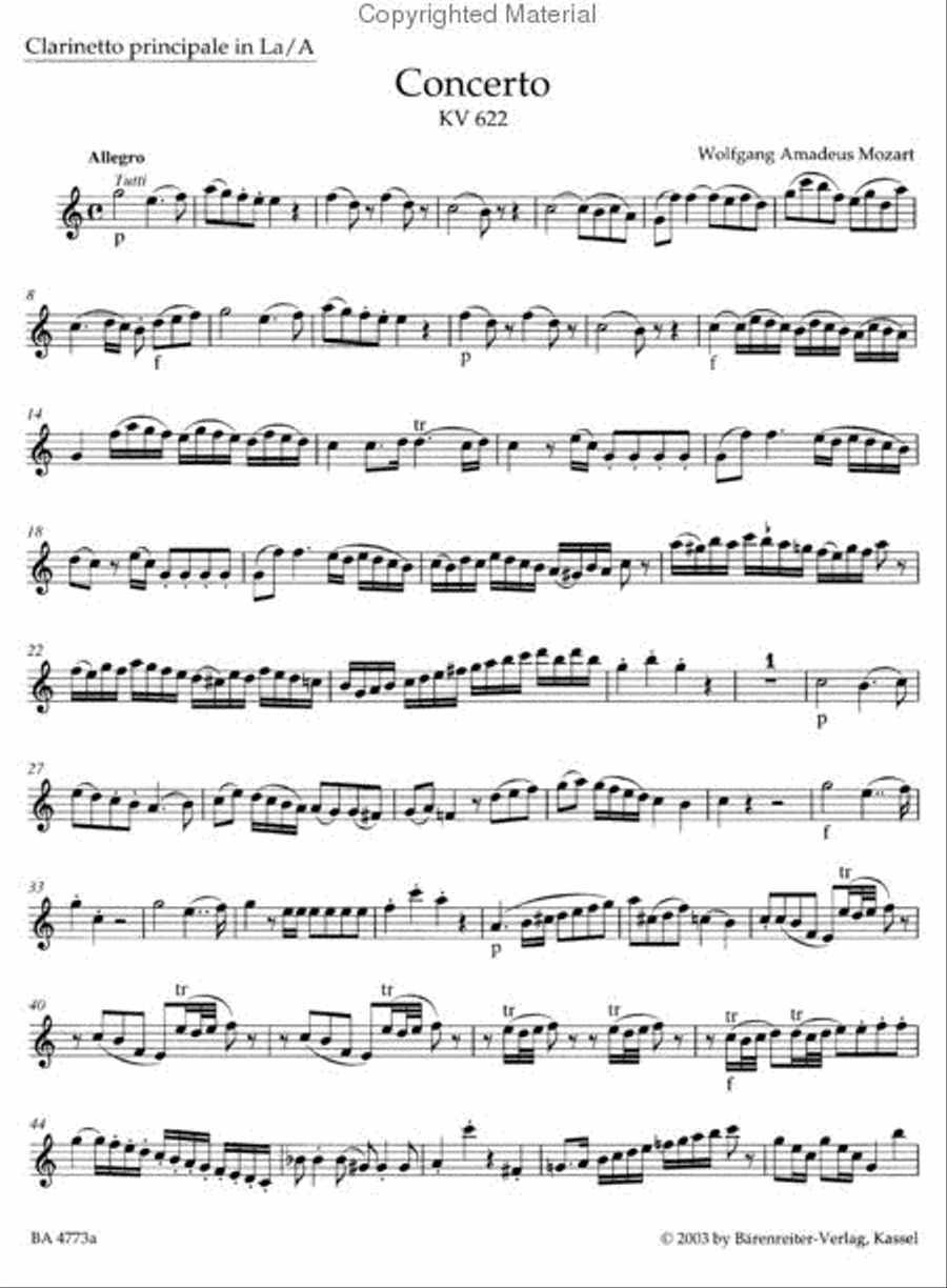 <br>Sheet music extract