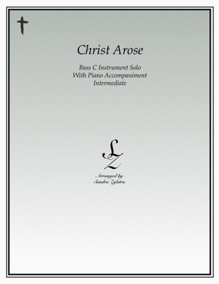 Book cover for Christ Arose (bass C instrument solo)