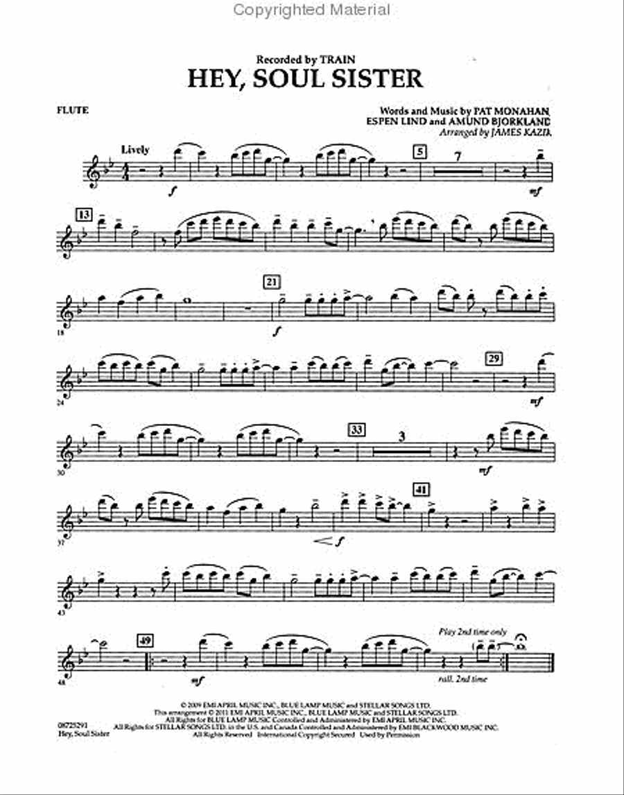 Hey, Soul Sister Concert Band scores gallery preview page 4