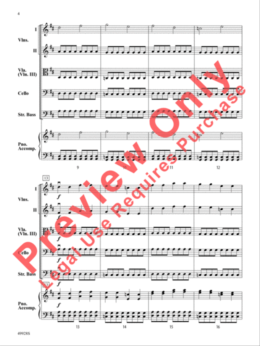 Speed Force String Orchestra scores gallery preview page 5