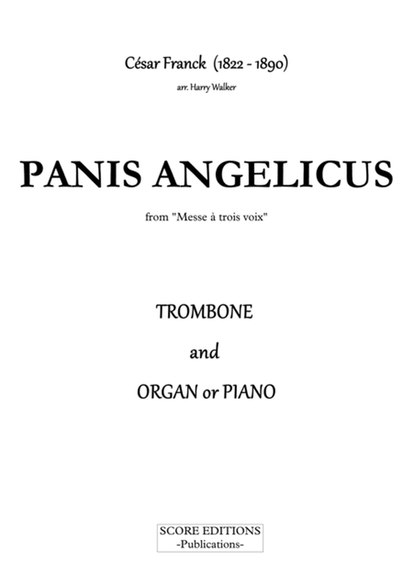 César Franck: Panis Angelicus (for Trombone and Organ/Piano) image number null