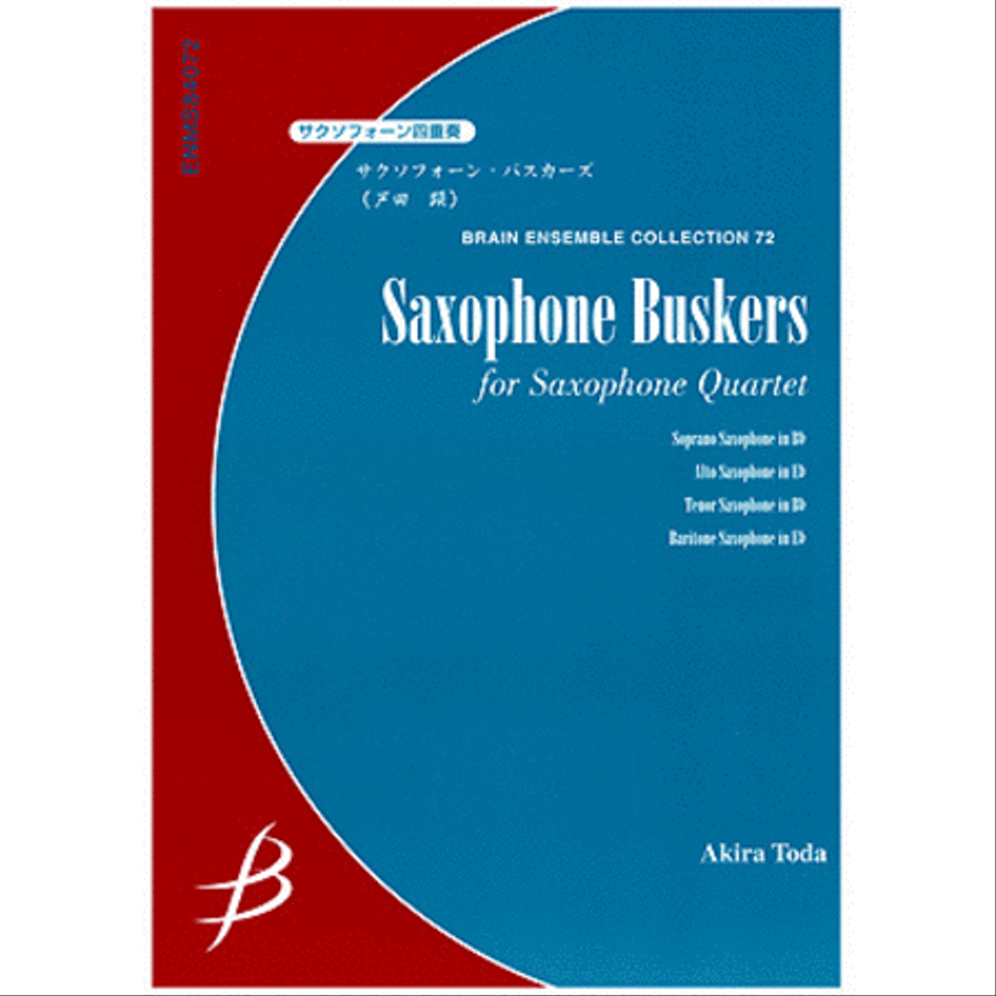 Saxophone Buskers for Quartet Saxophone Quartet scores gallery preview page 1