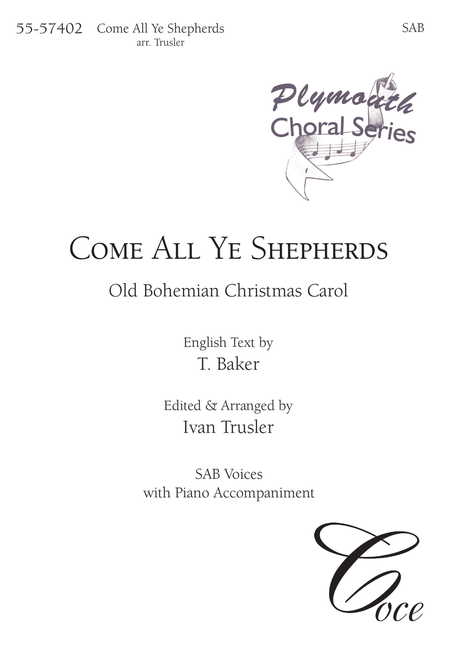 Come All Ye Shepherds 3-Part scores gallery preview page 1