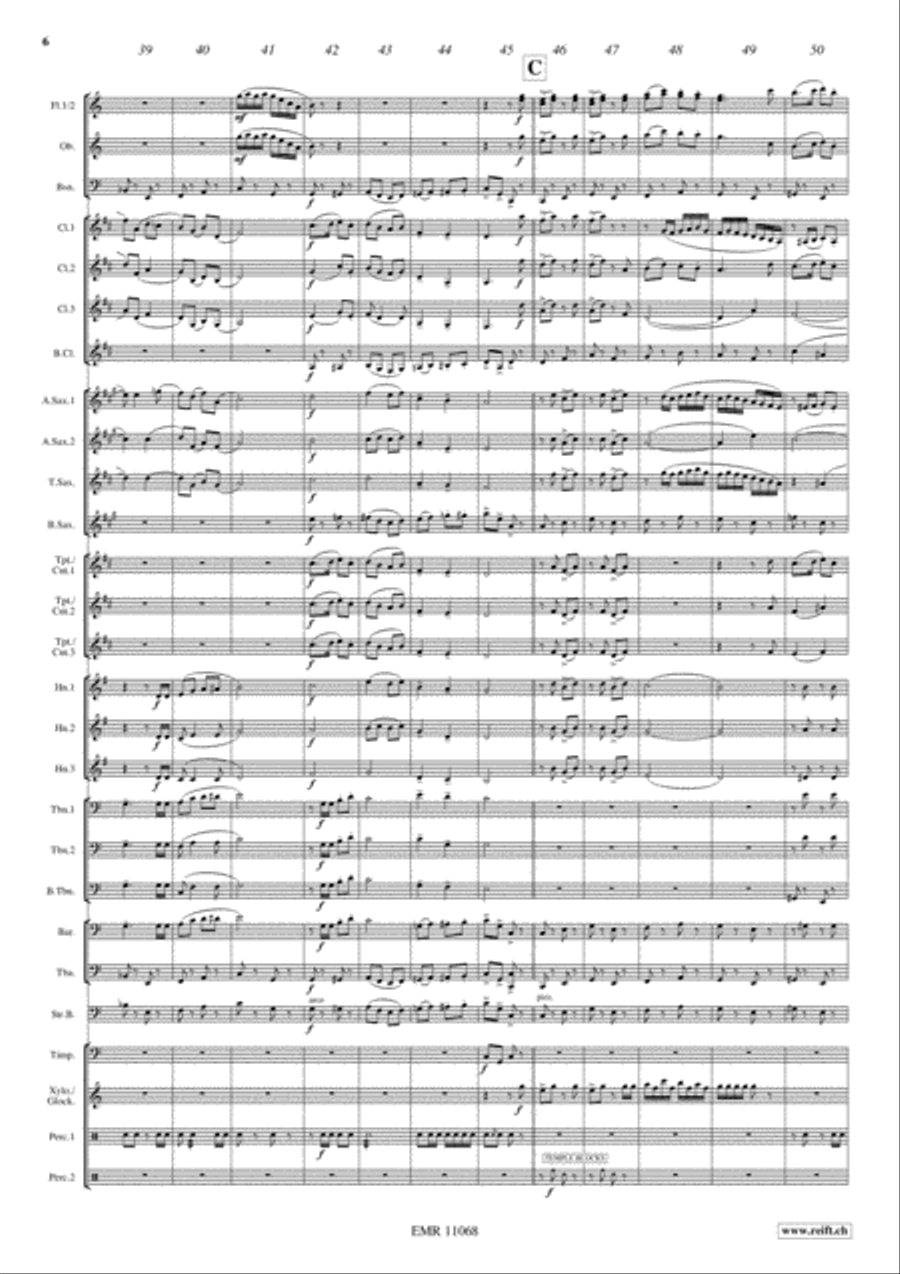 Stephen Foster Medley Stephen Foster Medley Concert Band scores gallery preview page 7