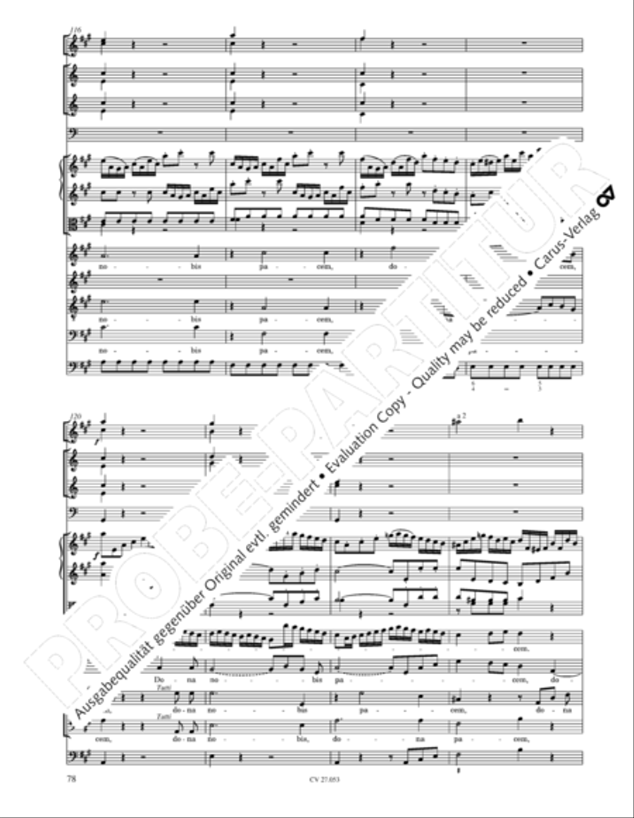 Creation Mass in A-major after Joseph Haydn (Schopfungsmesse in A nach Joseph Haydn) 4-Part scores gallery preview page 79