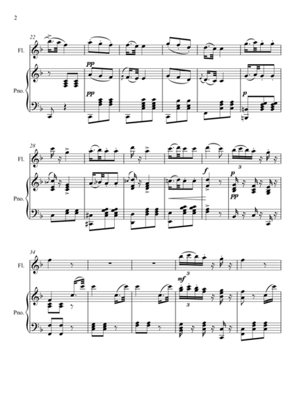 Giuseppe Verdi - La donna e mobile (Rigoletto) Flute Solo - F Key image number null