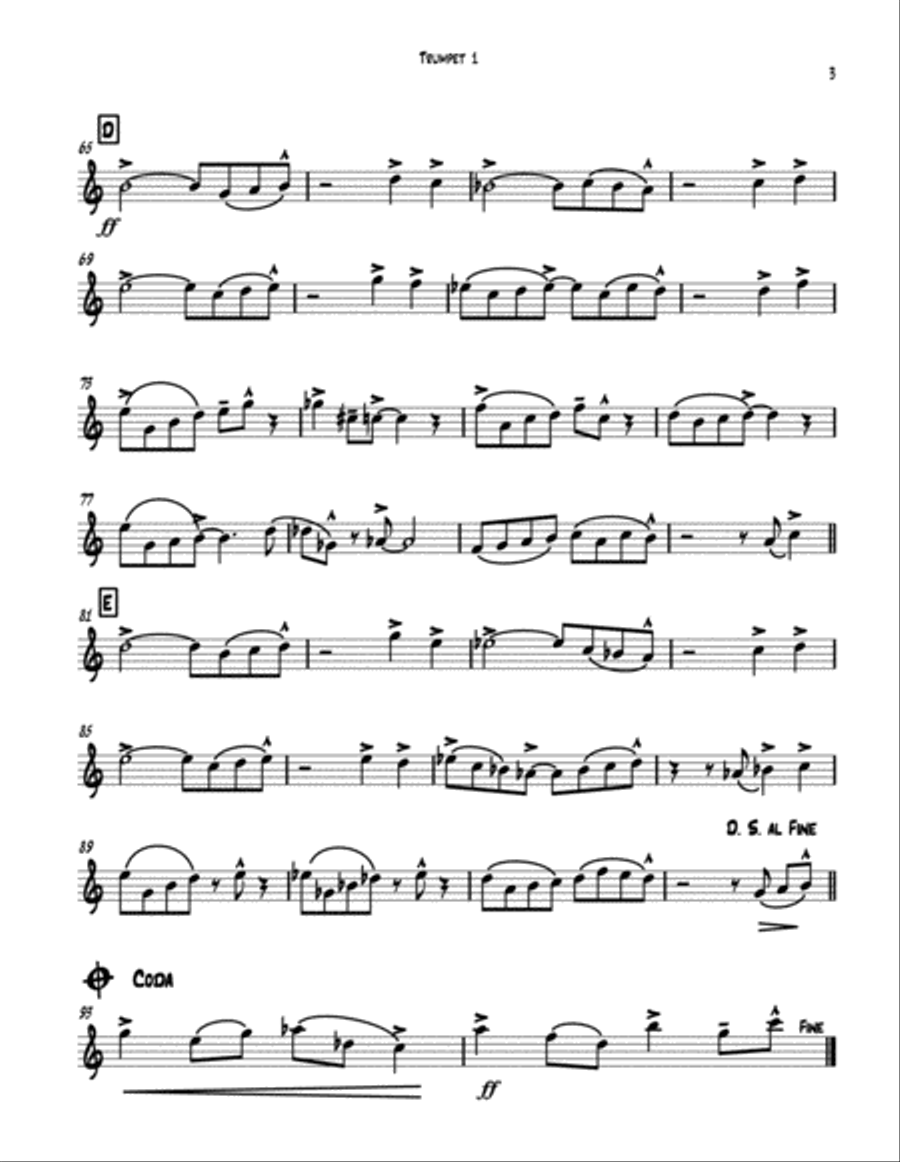 Four Four Brass Ensemble scores gallery preview page 3
