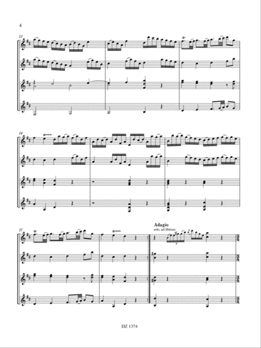 Symphony V Guitar Ensemble scores gallery preview page 4