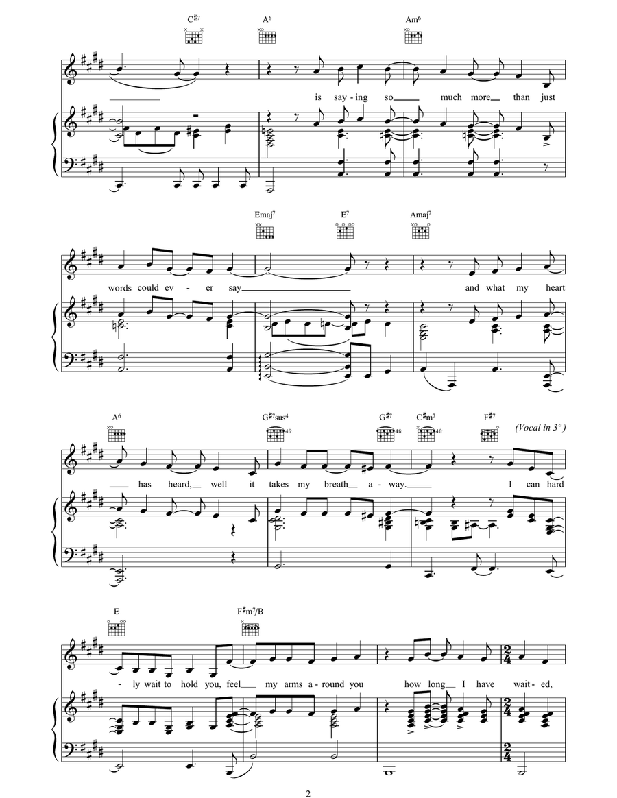 The Look Of Love Piano, Vocal, Guitar scores gallery preview page 2