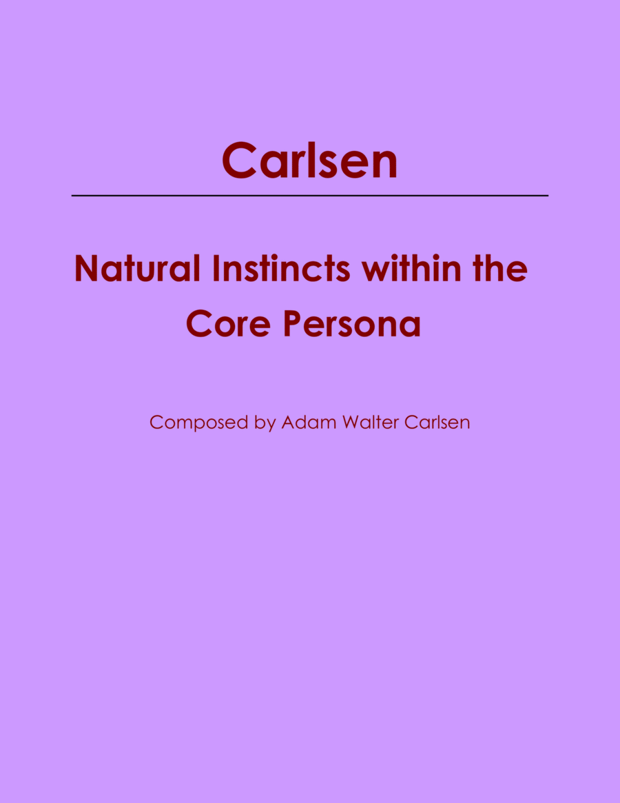 Natural Instincts within the Core Persona image number null