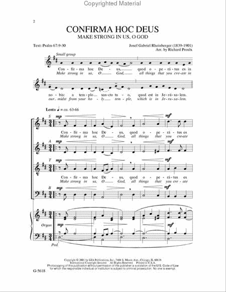 Confirma hoc Deus Confirma hoc Deus 4-Part scores gallery preview page 2