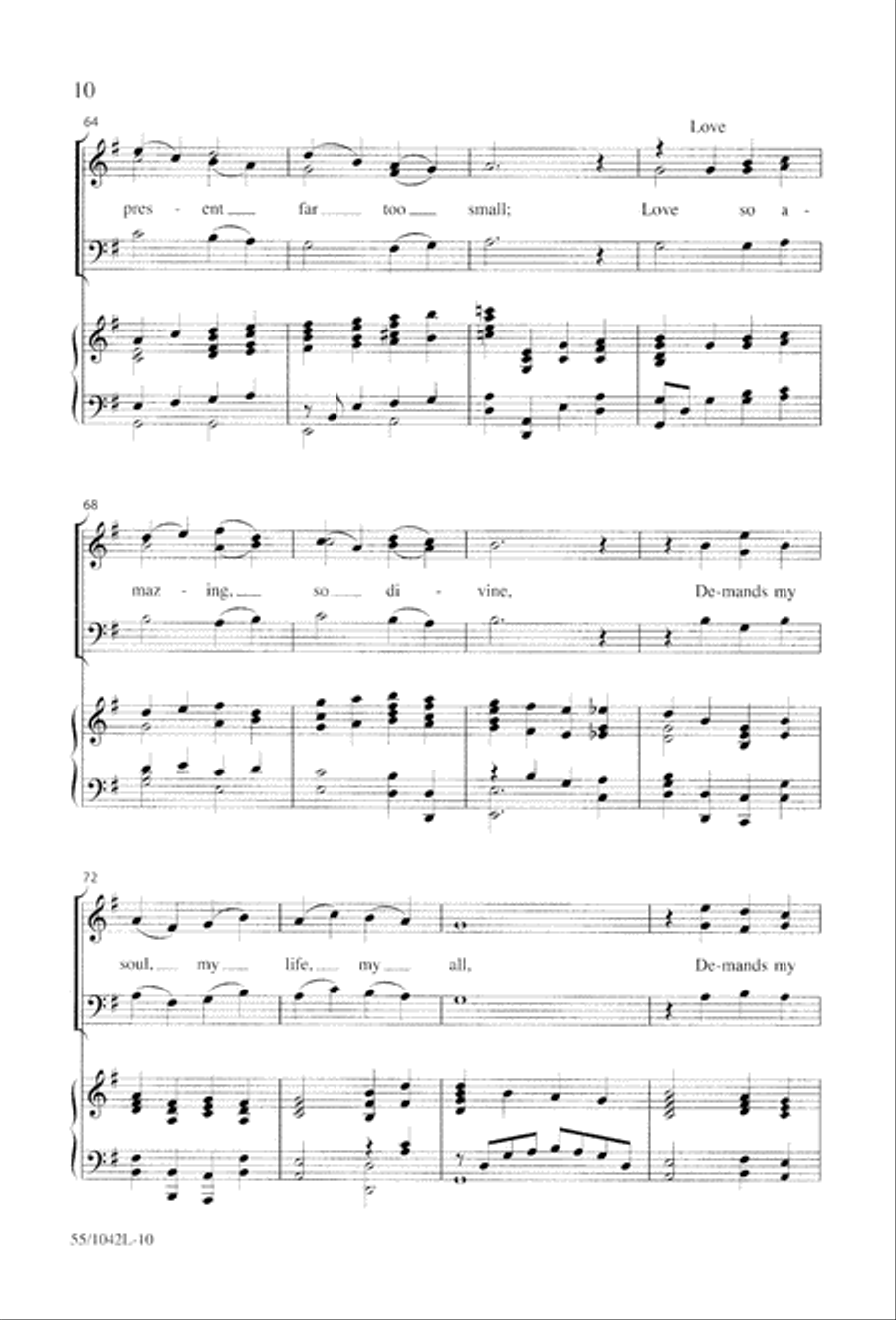 No Greater Love 3-Part scores gallery preview page 12