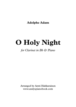 Book cover for O Holy Night - Clarinet & Piano