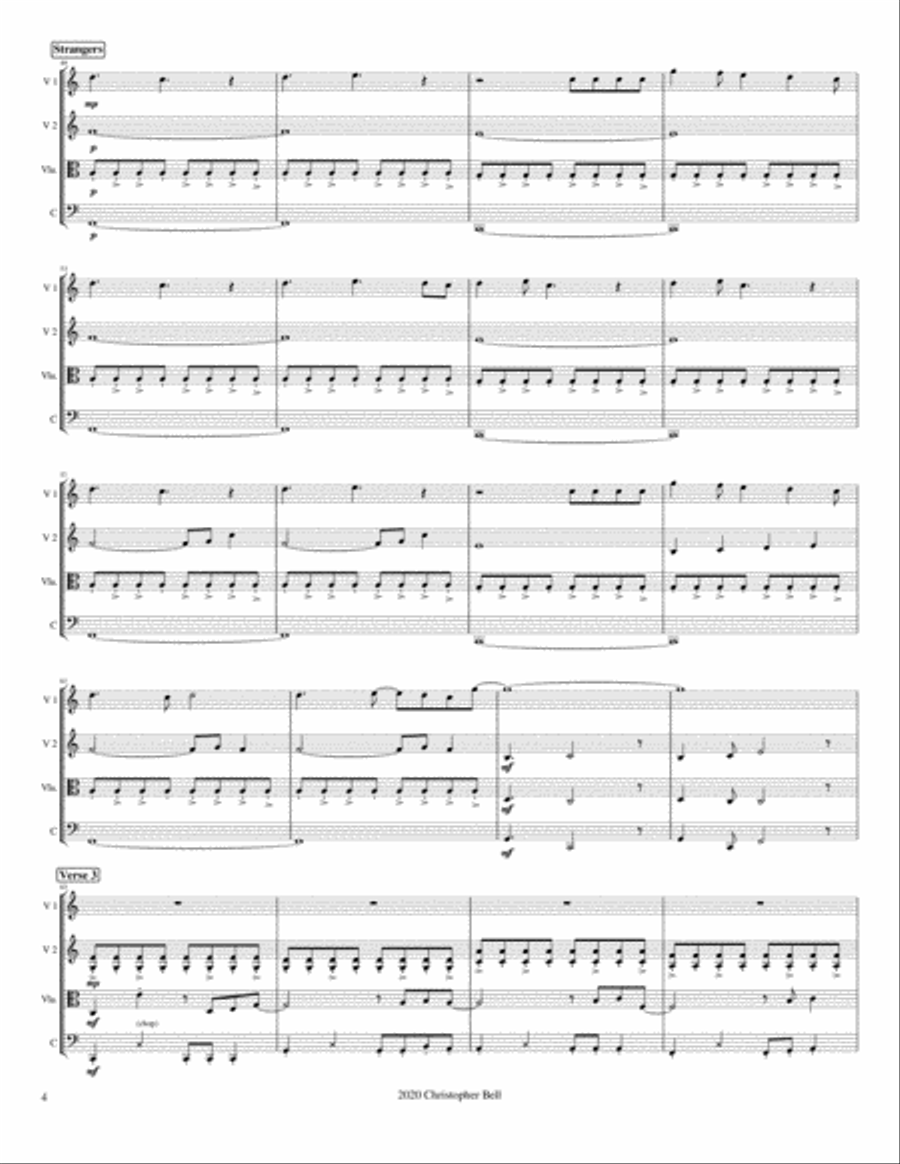 Don't Stop Believin' Don't Stop Believin' String Quartet scores gallery preview page 5