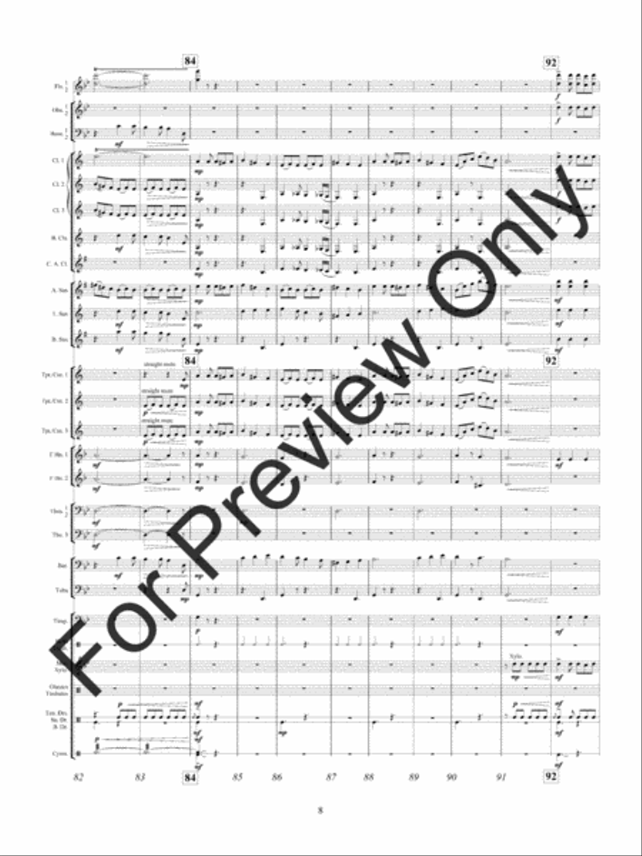 Twilight Dances (Score) Concert Band scores gallery preview page 11
