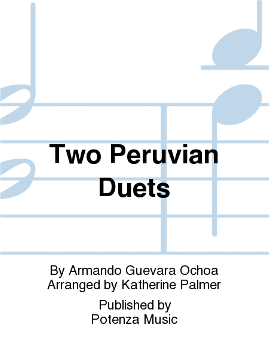 Two Peruvian Duets Clarinet Duet scores gallery preview page 1