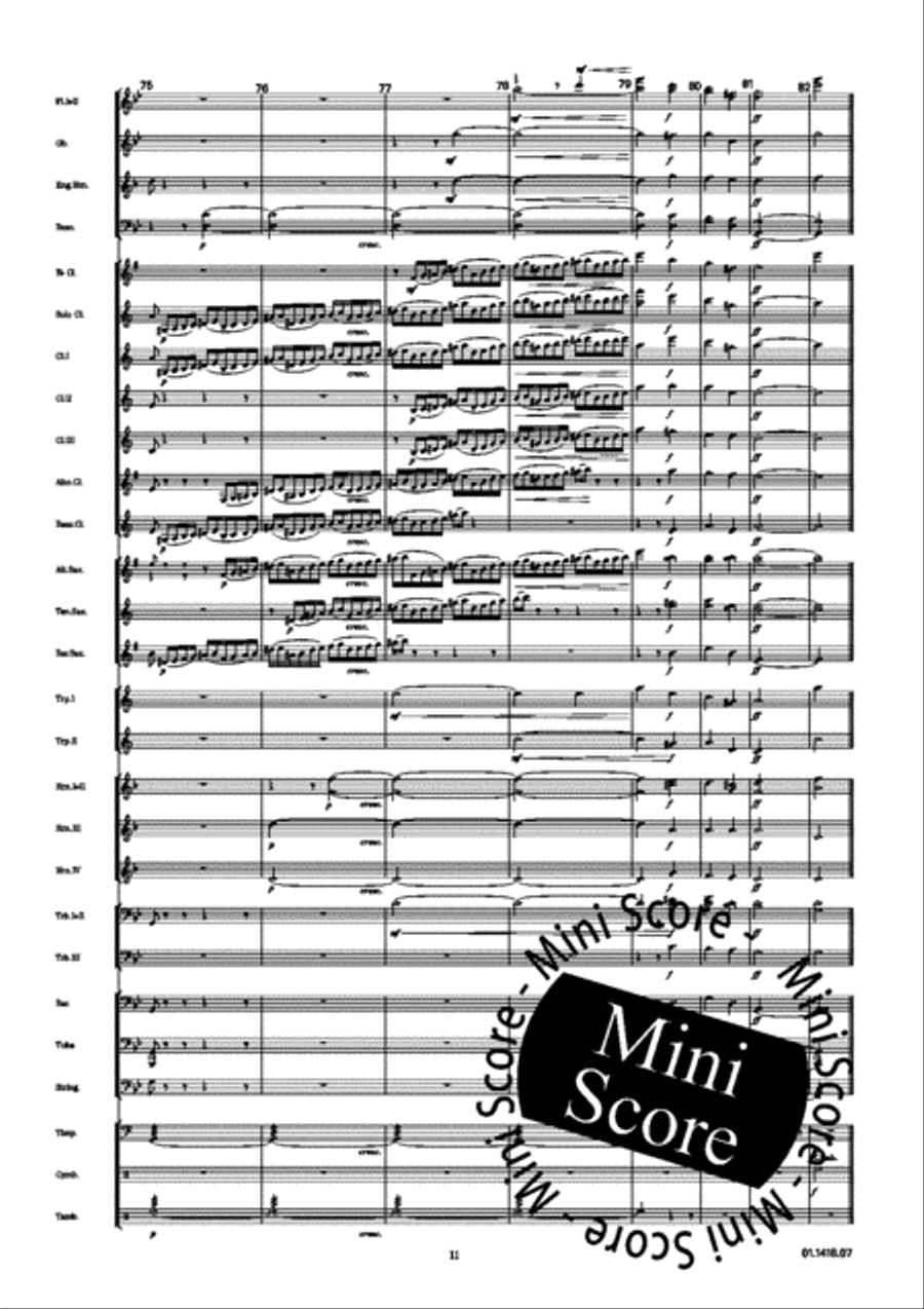 Cataluna Concert Band scores gallery preview page 13
