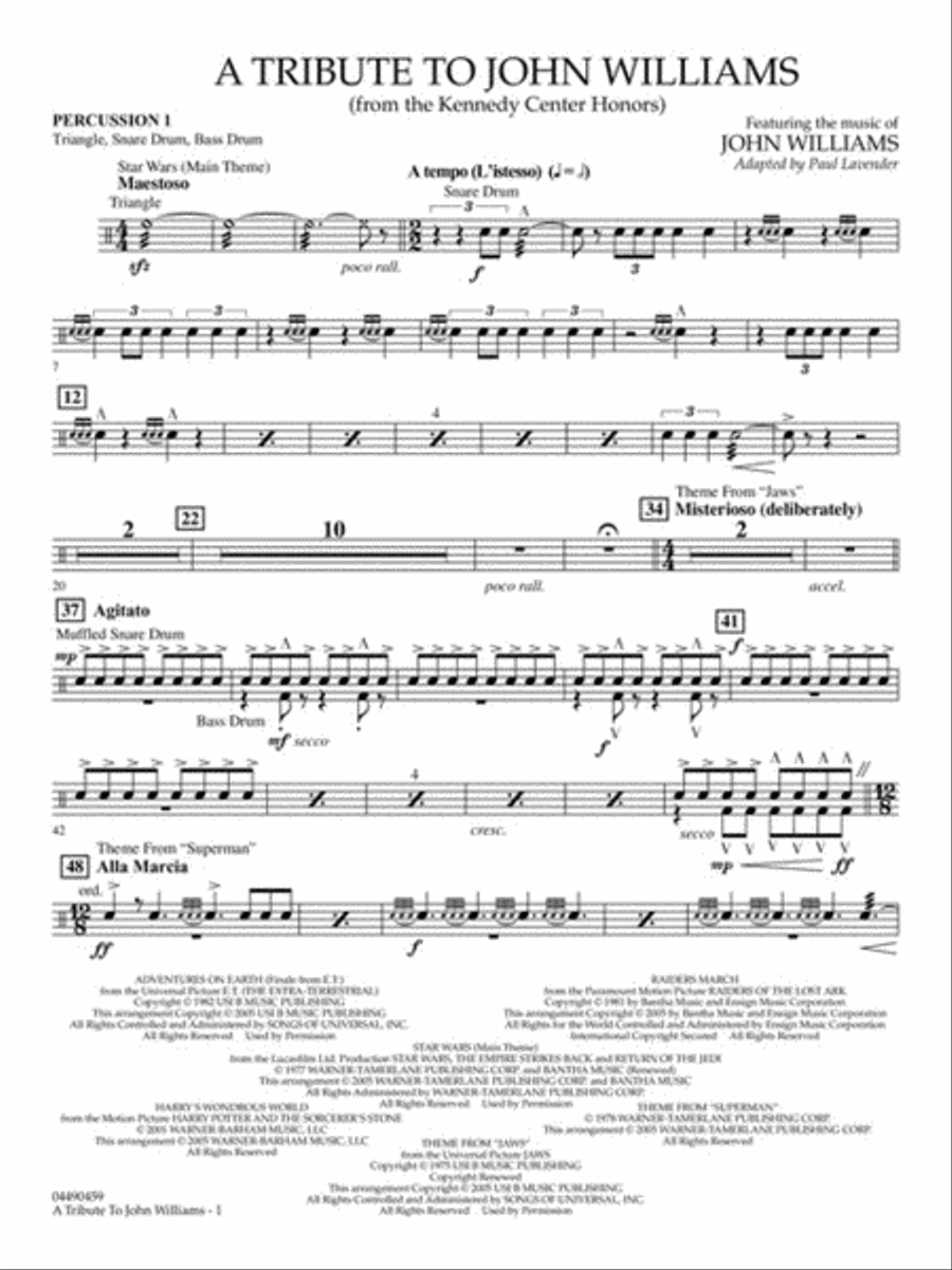 A Tribute to John Williams Full Orchestra scores gallery preview page 7