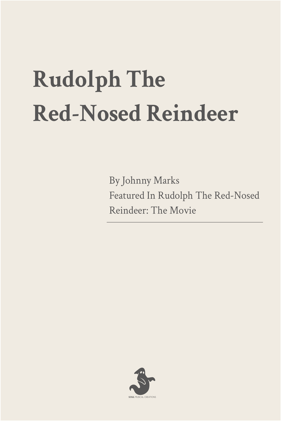 Rudolph The Red-Nosed Reindeer Violin Solo scores gallery preview page 1